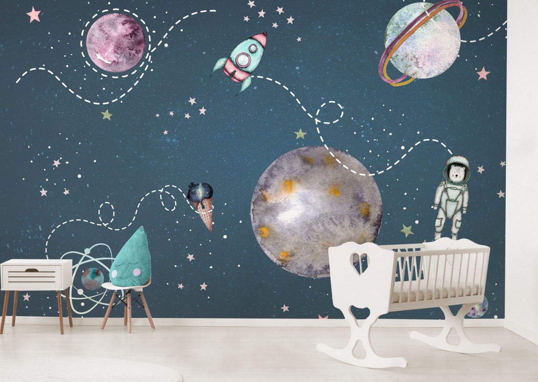 kids-shining-space-with-watercolor-bear-astronaut