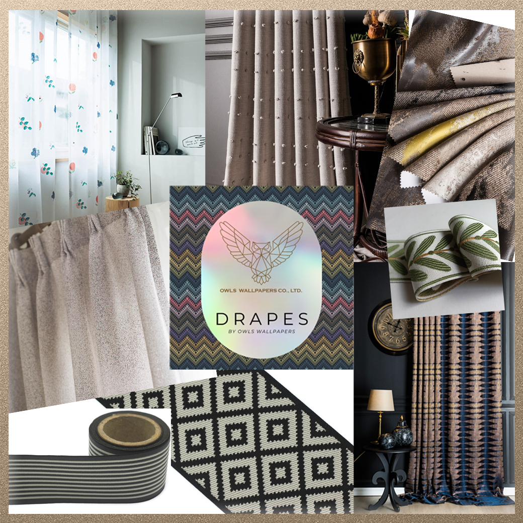 DRAPES by Owls Wallpapers